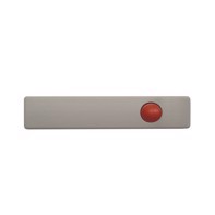Back stop, grey, plastic - for 00440-00448, 00533/00534, 00560, 00561, 00564