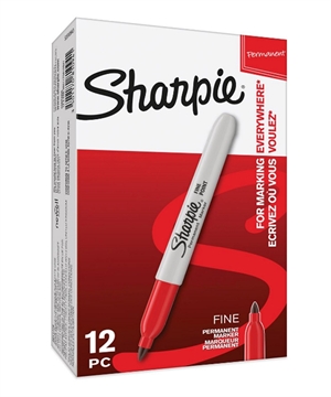 Sharpie Marker Fine 1,0 mm röd