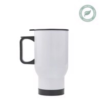 Stainless Steel Travel Mug 415 ml / 14oz - White 