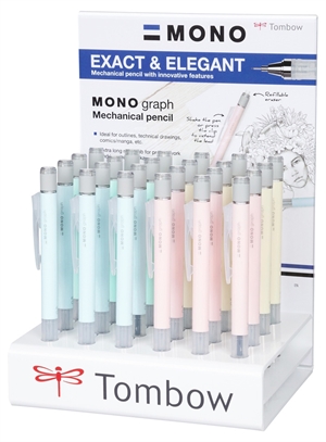 Tombow Pencil MONO graph 0,5 pastell display (24)
