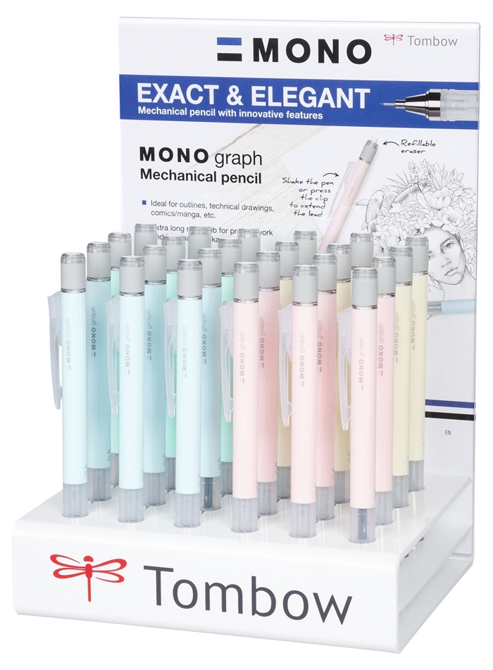 Tombow Pencil MONO graph 0,5 pastell display (24)