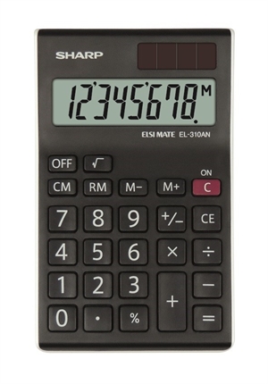 Sharp Desktop Miniräknare EL-310ANWH