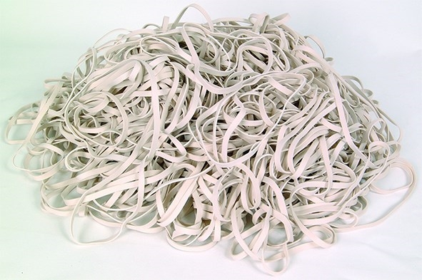 Siam gummiband 120x10,0 mm vit (1000g)