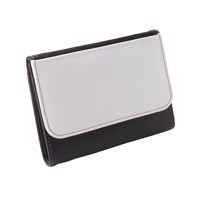 Sublimation Wallet Men without Coin Compartment 105 x 120 mm - Black Leather Look