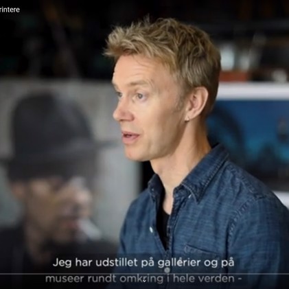 Søren Solkær använder Canons fotoskrivare