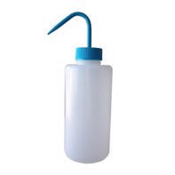 Plastflaska med sprutrör/munstycke 1 L med blå spets