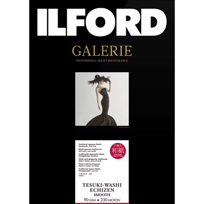 Ilford GALERIE Tesuki-Washi Echizen Smooth 90 - 10 x 15 (102 mm x 152 mm), 50 ark