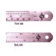 Typografiskt Typometer med 6,8,10,12 pkt. och cm/mm indelning 30 cm