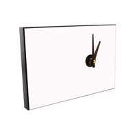 Unisub Offset Clock Gloss White MDF - 139,7 x 203,2 x 15,88 mm
