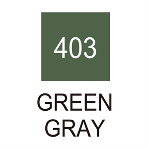 ZIG Clean Color Brush Pen 403 Green Gray