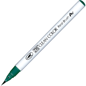 ZIG Clean Color Brush Pen 418 Biljardgrön