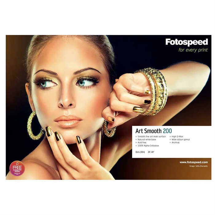 Fotospeed Art Smooth 200 - 60" x 45 meter