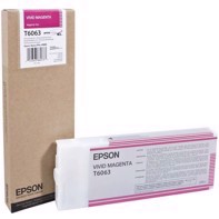 Epson Vivid Magenta T6063 - 220 ml bläckpatron till Epson Pro 4880