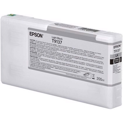 Epson Light Black T9137 - 200 ml bläckpatron