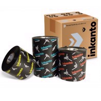 INKANTO thermal transfer ribbon, APR 600 wax/resin, 80mm, black