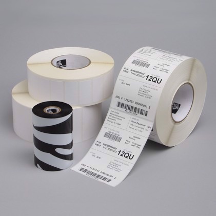 Zebra Z-Perform 1000T, label roll, normal paper, 38x25mm